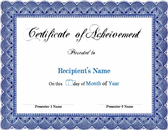 Certificate Templates For Word Bravebtr Free