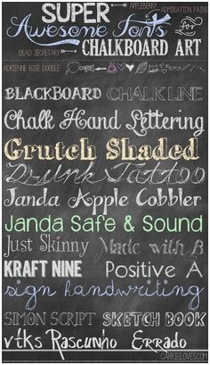 Chalkboard Art Generator Marvelous Free Fonts For Wedding
