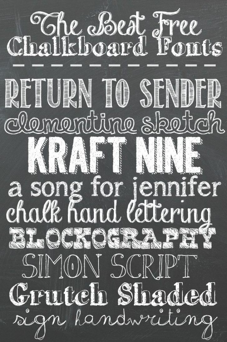 Chalkboard Fonts Chalk Board Creations Part 54 Font Ideas