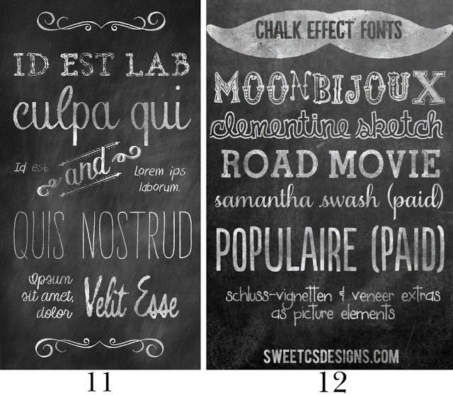 Chalkboard Fonts Pinterest Font Ideas