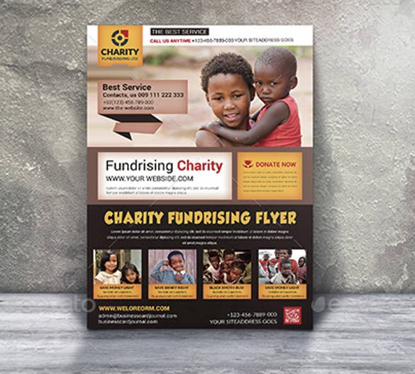 Charity Benefit Flyer Template Ncsquad Com Ngo Brochure Templates