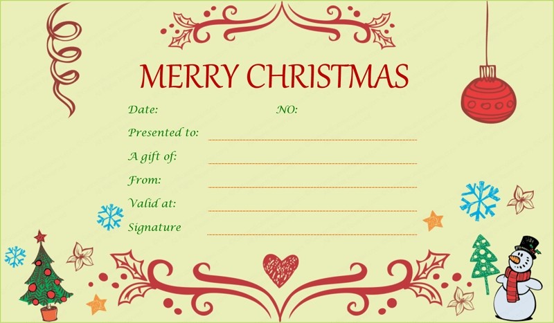 Christmas Certificate Templates 2018 Free Font Downloads Com Printable