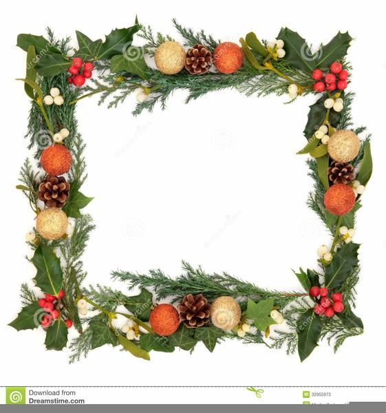 Christmas Ivy Border Clipart Free Images At Clker Com Vector