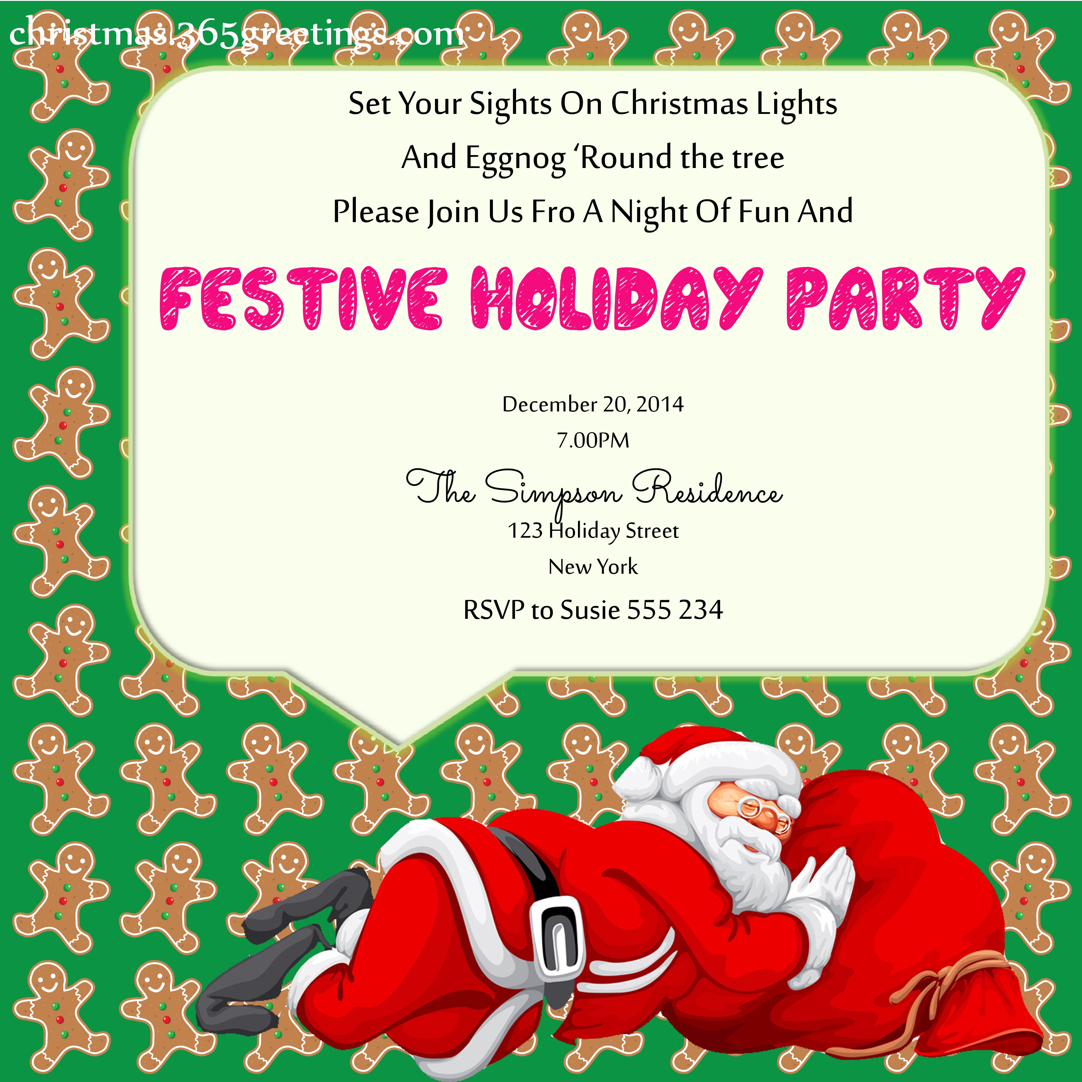 Christmas Party Invitation Ideas Celebration All About