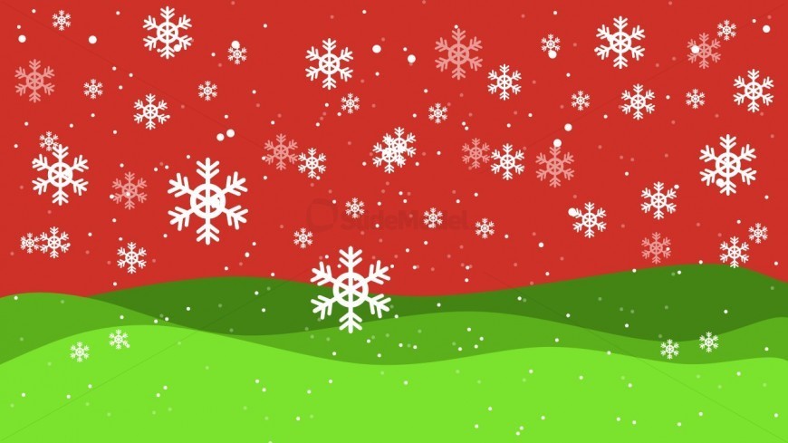 Christmas Theme Background SlideModel