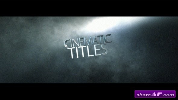 Cinematic Title After Effects Project Videohive Free Titles