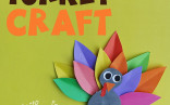 Colourful Paper Turkey Craft Plus Template Messy Little Construction