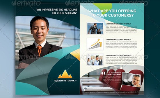 Company Brochure Templates Psd Business Template Photoshop