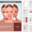 Concept Of Cosmetic Effects Treatment And Skin Care Face Young Brochure Samples