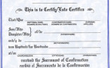 Confirmation Certificates Bilingual The Paraclete Catholic Bookstore Certificate Template