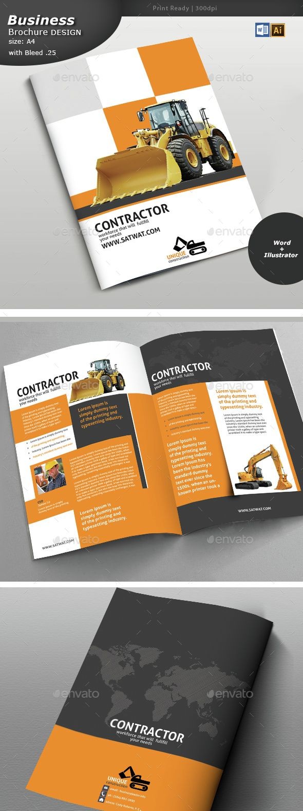 Construction Brochure Design Brochures Graphics And Magazine Layouts Ideas