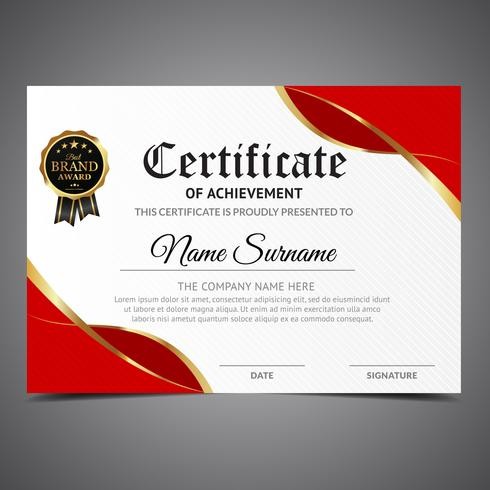 Cool Certificate Template Download Free Vector Art Stock Graphics Awesome