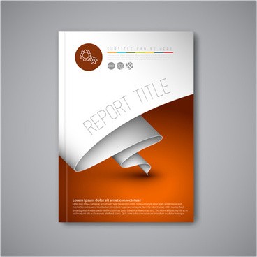 Cover Page Design Template Free Vector Download 18 119