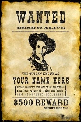 Cowboy Wanted Poster Cake Ideas And Designs Clip Art Library