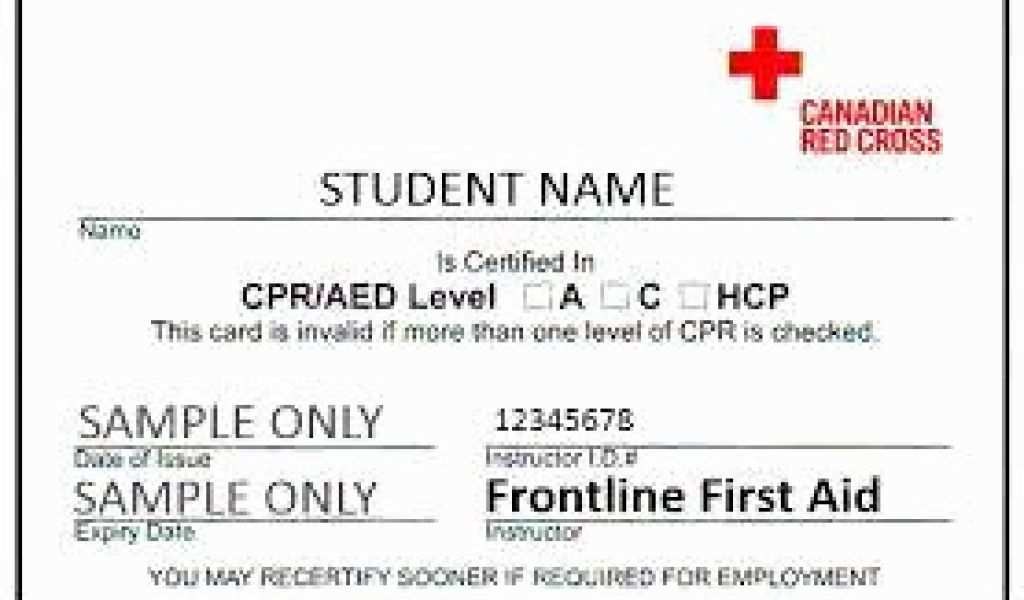 Cpr First Aid Certification Online Elegant Certificate Template Word