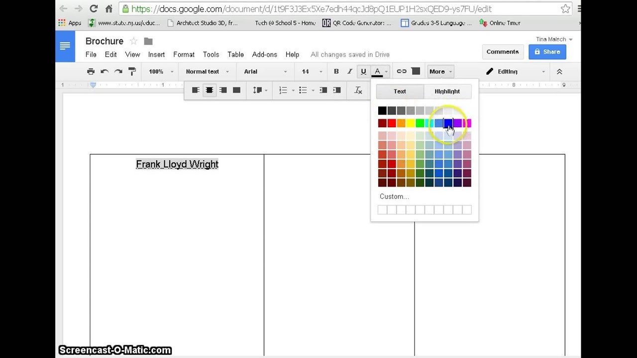 Create A Brochure With Google Docs Example YouTube How To Make On