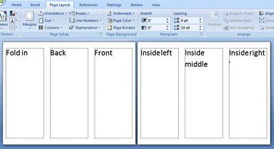 Create A Theme Related Brochure In Microsoft Office Word 2007