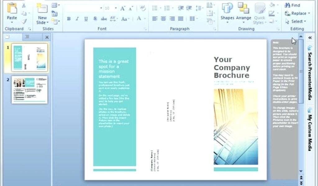 Create A Trifold Brochure Online Line Product Catalog Template Free