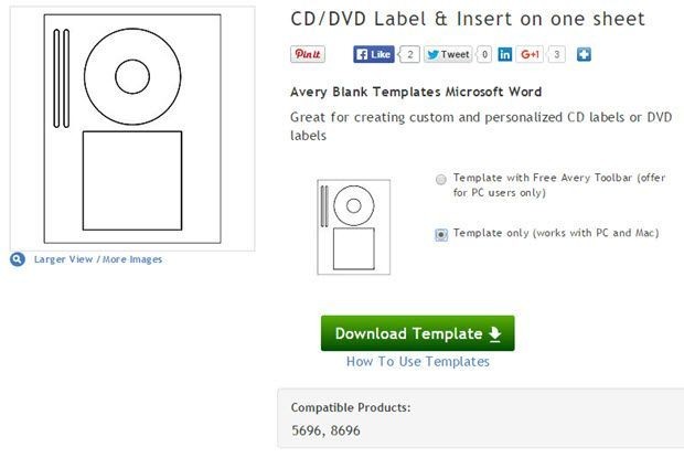 Create Your Own CD And DVD Labels Using Free MS Word Templates Download Label For Mac