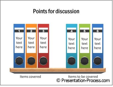 Creative PowerPoint Agenda Ideas Folder Powerpoint