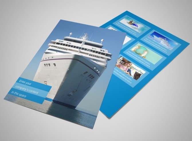 Cruise Ship Brochure Samples Travel Template