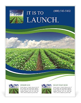 Cultivation Of Agricultural Crops Flyer Template Design ID Free Agriculture