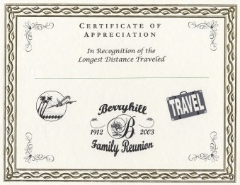 Custom Award Certificates Family