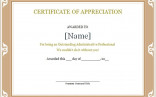 Custom Certificate Of Appreciation When You Are Presenting A