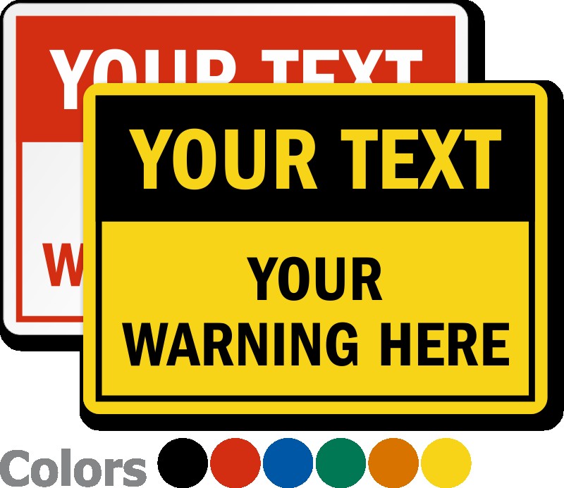 Custom Industrial Signs Safety Sign Templates