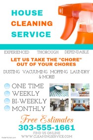 Customize 340 Cleaning Service Flyer Templates PosterMyWall House Ad