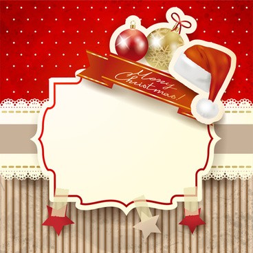Cute Christmas Card Free Vector Download 22 550 For Ai