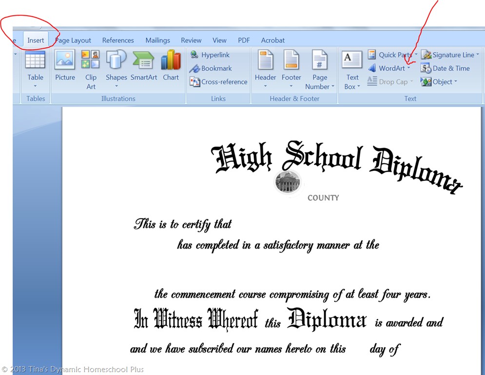 Day 9 Editable High School Diploma 10 Days Of Planning A Homeschool Template
