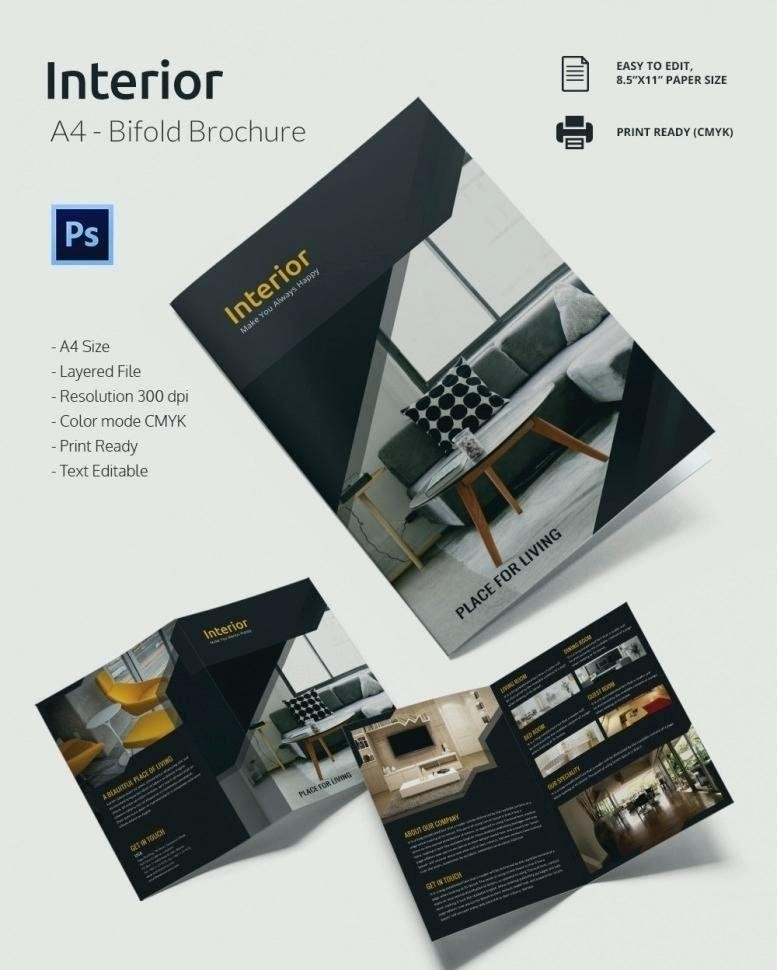 Design Brochures Online Free 25 Psd Professional Bi Fold Amp A4 Size Brochure Templates Download