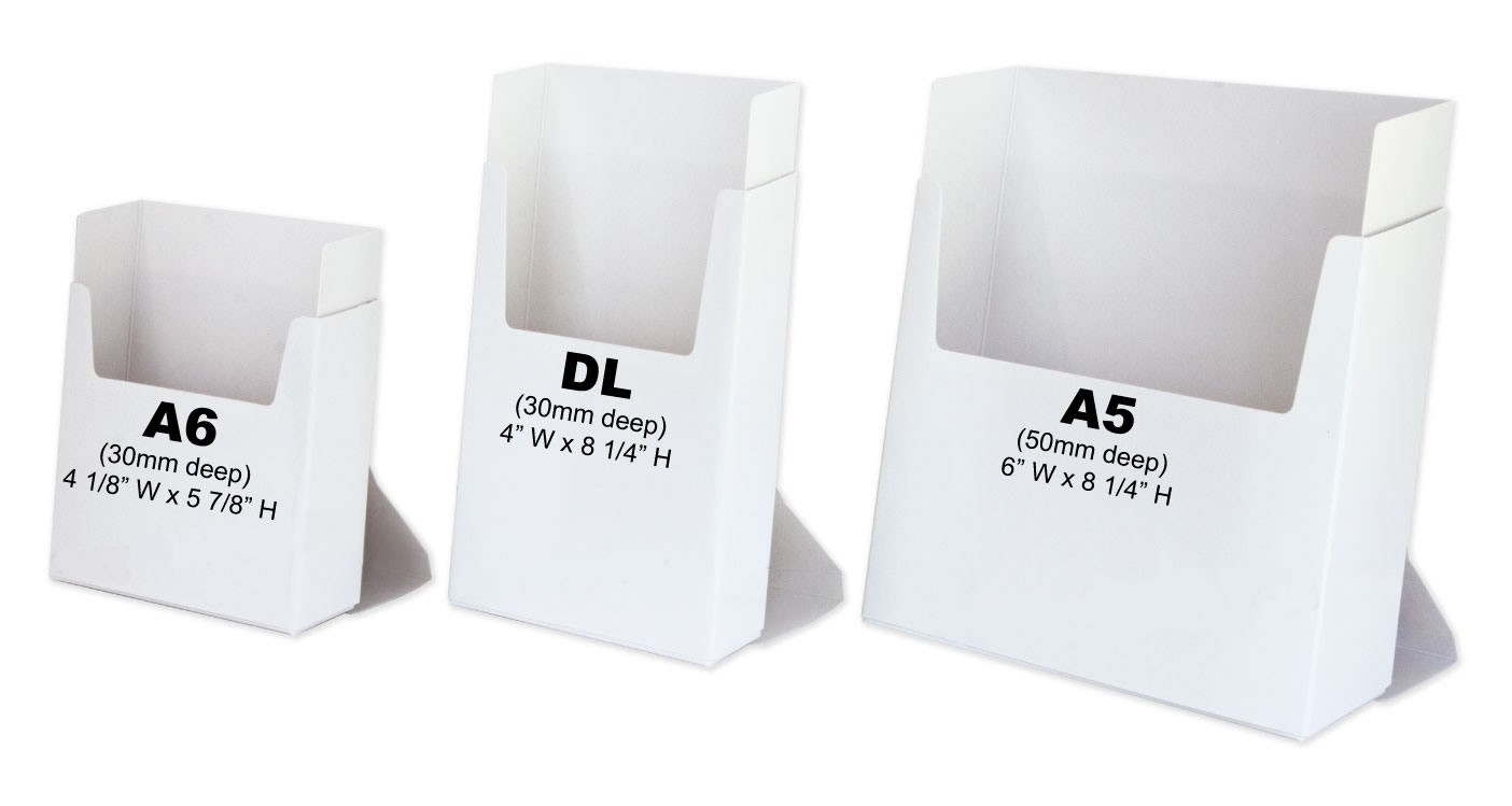 Designer Cardboard Brochure Holders Printing PrintRoo Paper Holder Template