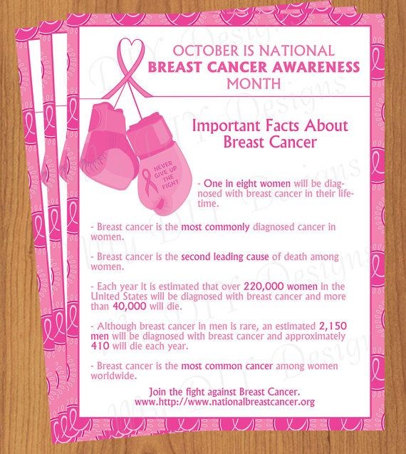 DIY Do It Yourself Breast Cancer Awareness Flyer Editable Brochure Examples