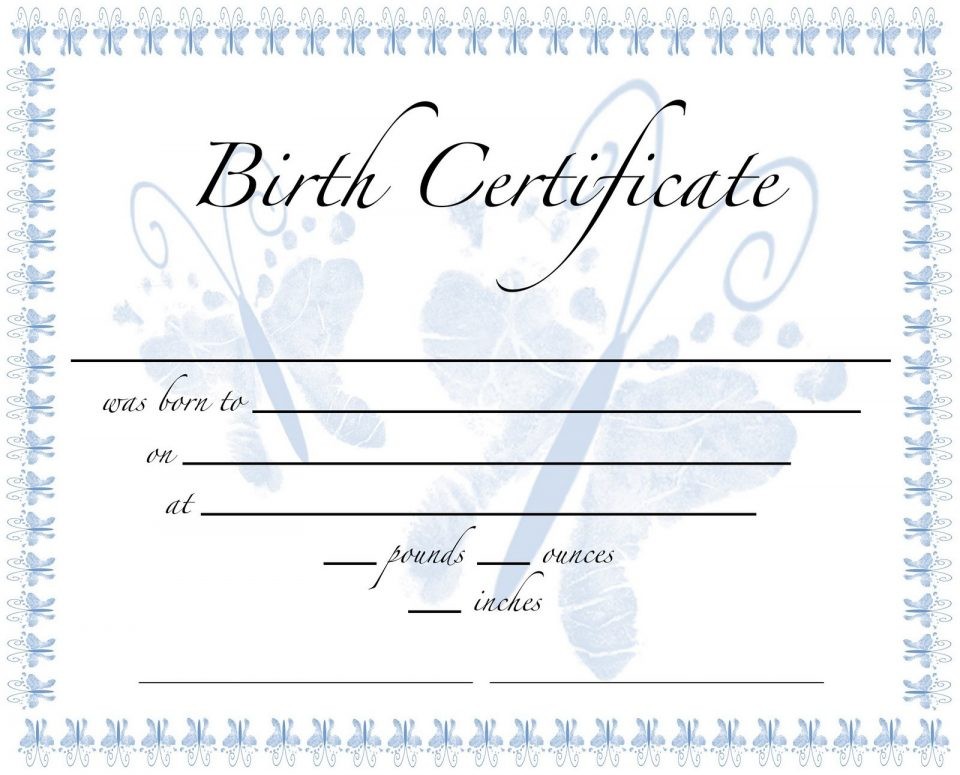 Dog Birth Certificate Free Template Pdf Philippines