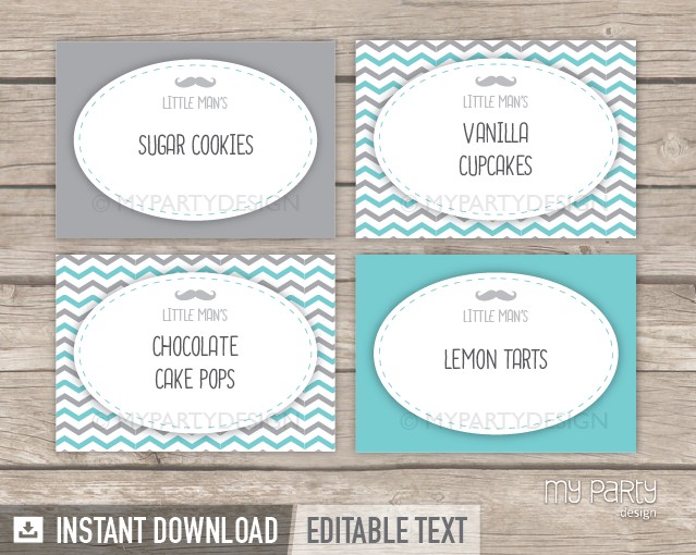 Download Baby Shower Food Tags Pornici Me