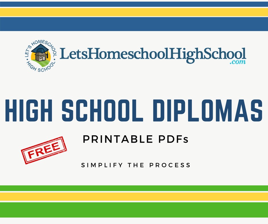 Download Homeschool High School Diploma Templates Printable