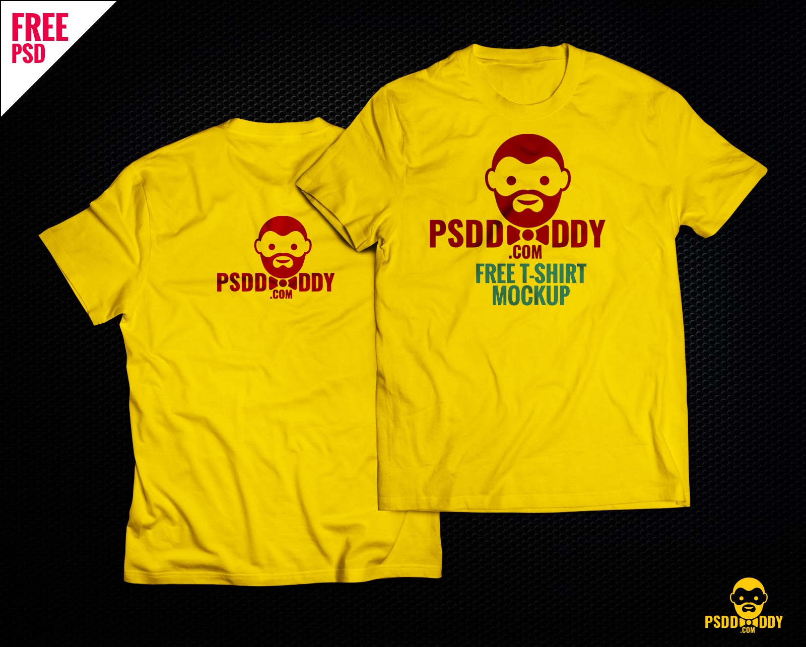 Download T Shirt Mock Up Free PSD PsdDaddy Com Mockup Front And