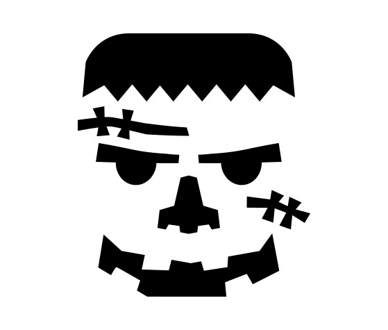 Download This Frankenstein Pumpkin Carving Stencil And Other Free Stencils