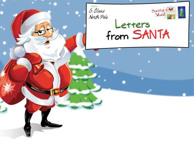 Easy Free Letters From Santa Claus To Children Personalized Printable