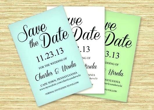 Elegant Free Printable Save The Date Invitation Templates Image Of Postcards