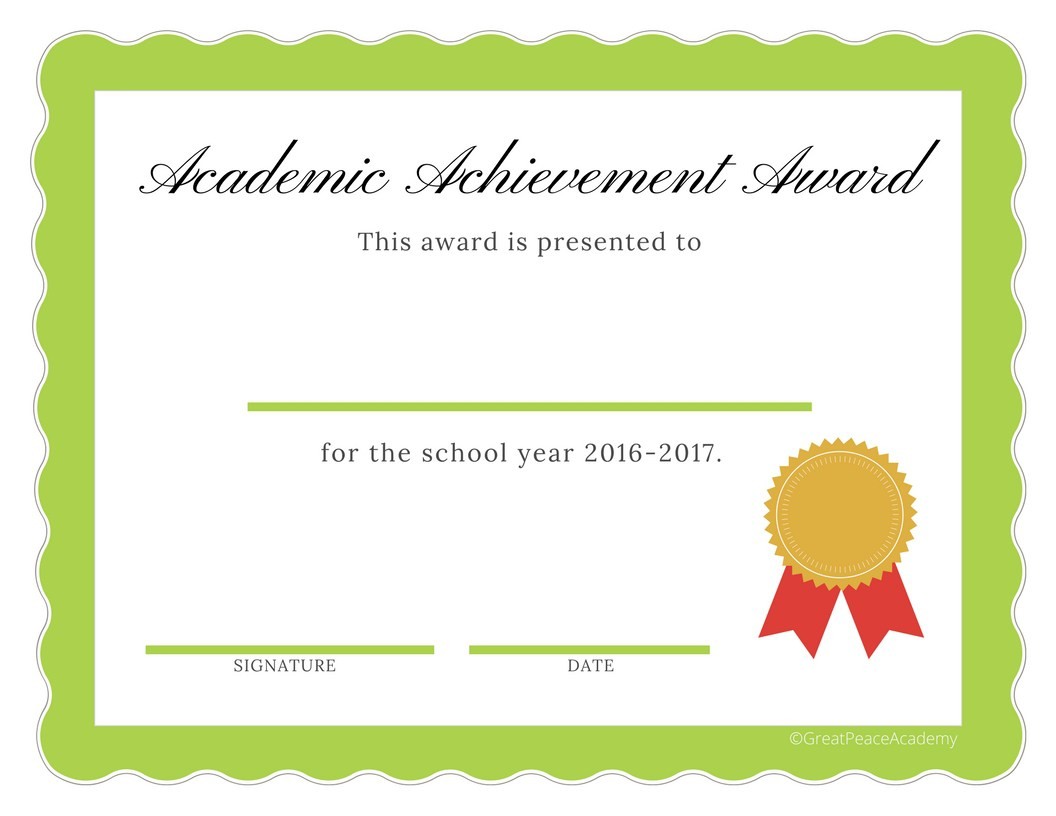 End Of The Year Homeschool Award Certificates For 2016 Free Printable