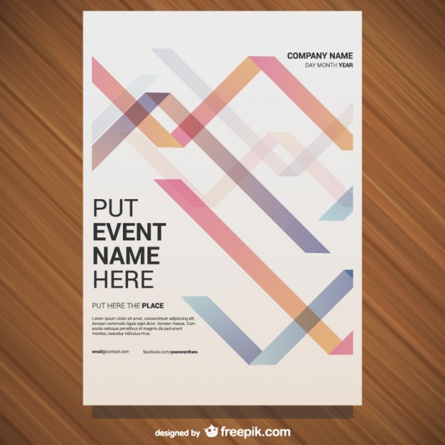 Event Poster Template Vector Free