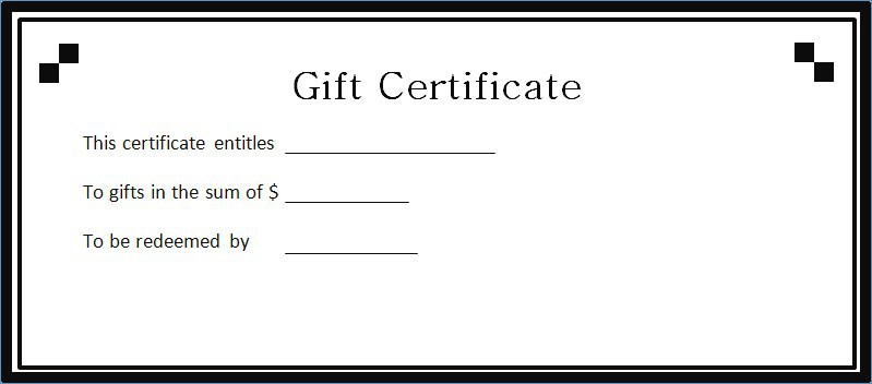 Excel Gift Certificate Template Check Voucher Free Date Night Templates