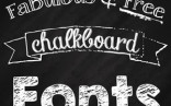 Fabulous Free Chalkboard Fonts Sign