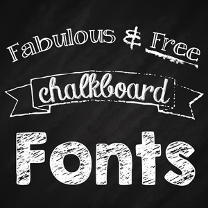 Fabulous Free Chalkboard Fonts Wedding