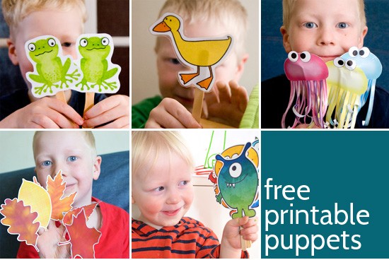 Fabulous Free Printable Puppets Picklebums Printables