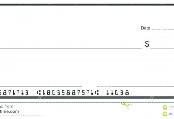 Fake Cheque Template Full Large Check Free Presentation Download