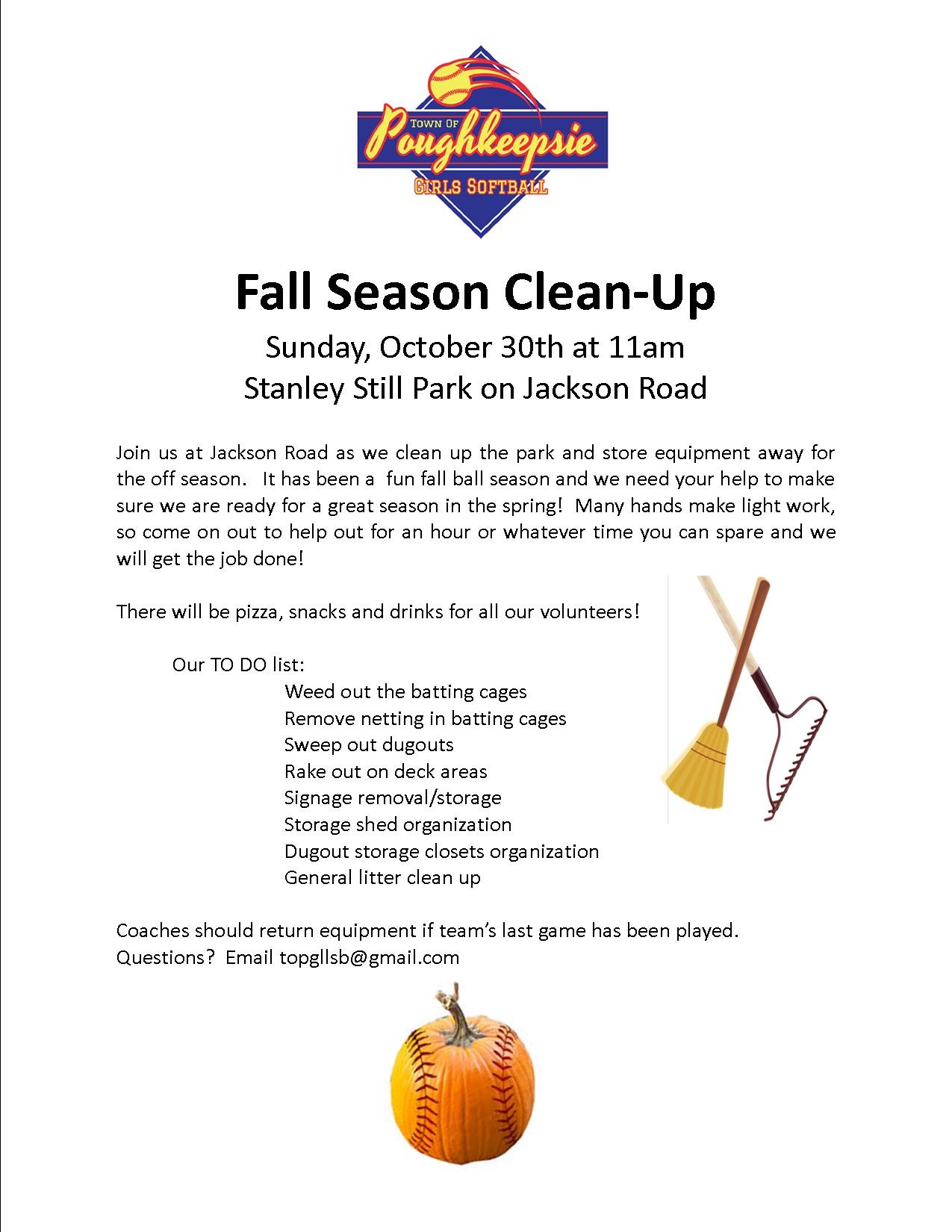 Fall Clean Up Flyers